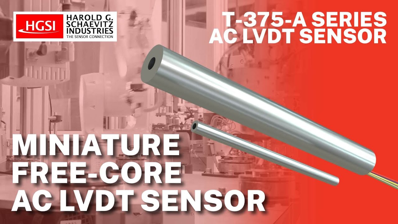 T-375-A Series Free Core AC LVDT Overview