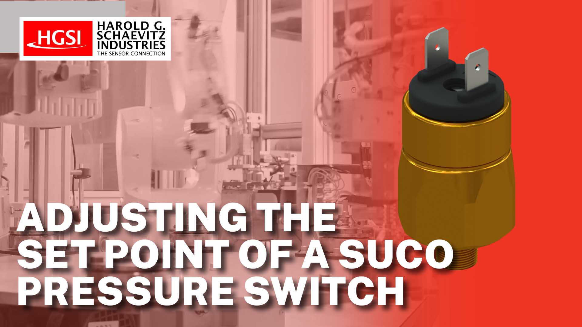 How to Adjust the Setpoint of a Suco Pressure Switch