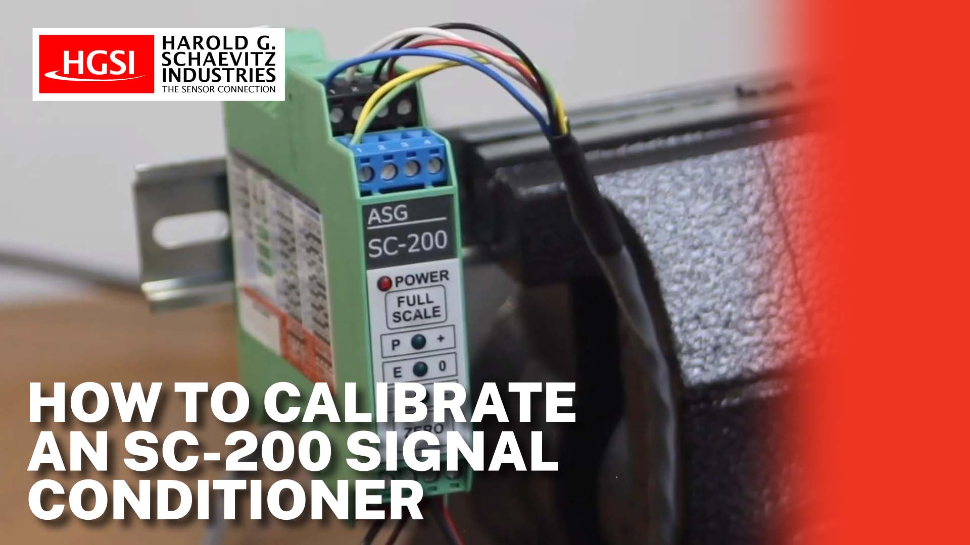 How to Calibrate the SC-200 LVDT Signal Conditioner