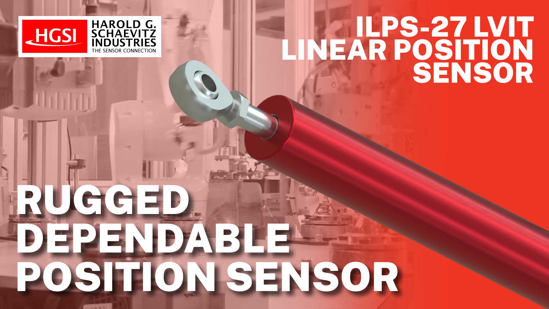 Overview of ILPS-27 Series LVIT Linear Position Sensor
