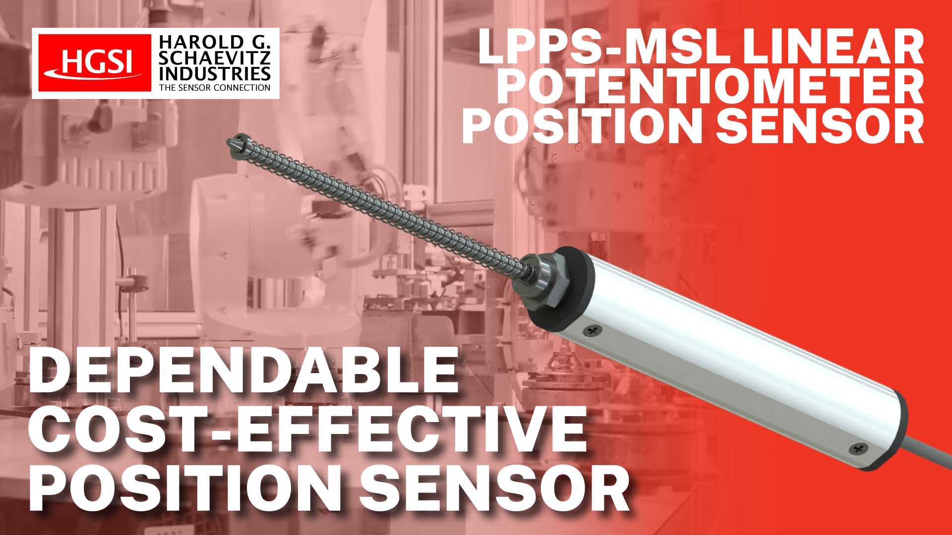 Overview of LPPS-MSL Series Linear Potentiometer Position Sensor