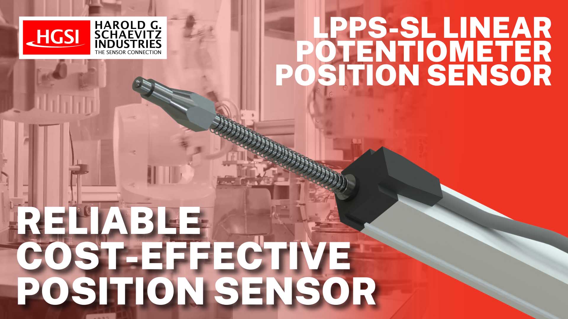 Overview of LPPS-SL Series Linear Potentiometer Position Sensor
