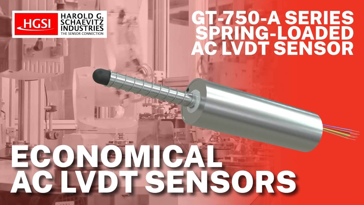 GT-750-A Series Spring Loaded LVDT Overview