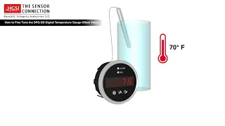 How to Fine Tune the DPG-SD series gauge Temperature Offset value Thumbnail