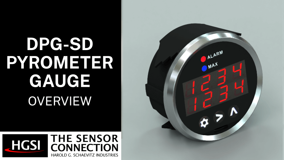 DPG-SD Single Channel Round Digital Gauge - Type K Thermocouple