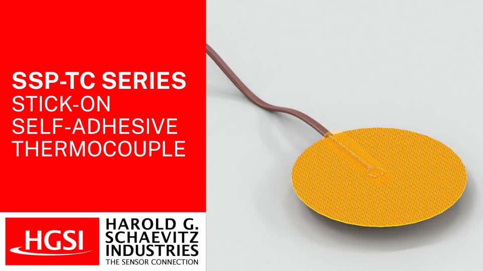 SSP-TC Series Stick-On Self-Adhesive Thermocouple Overview Thumbnail