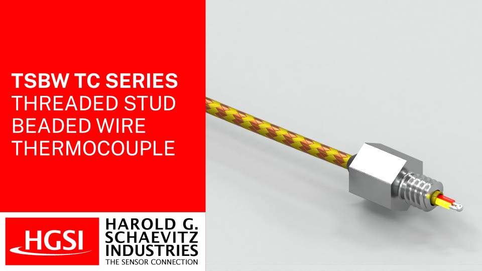 TSBW TC Series Miniature Beaded Wire Threaded Stud Thermocouple Overview Thumbnail