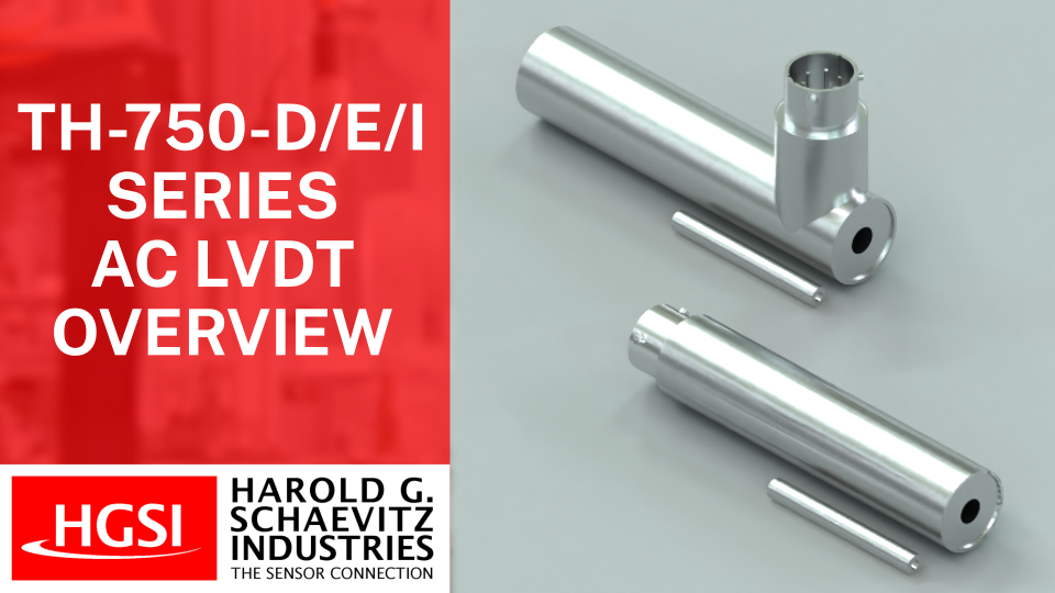 TH-750-D/E/I Series Free Core DC LVDT Overview