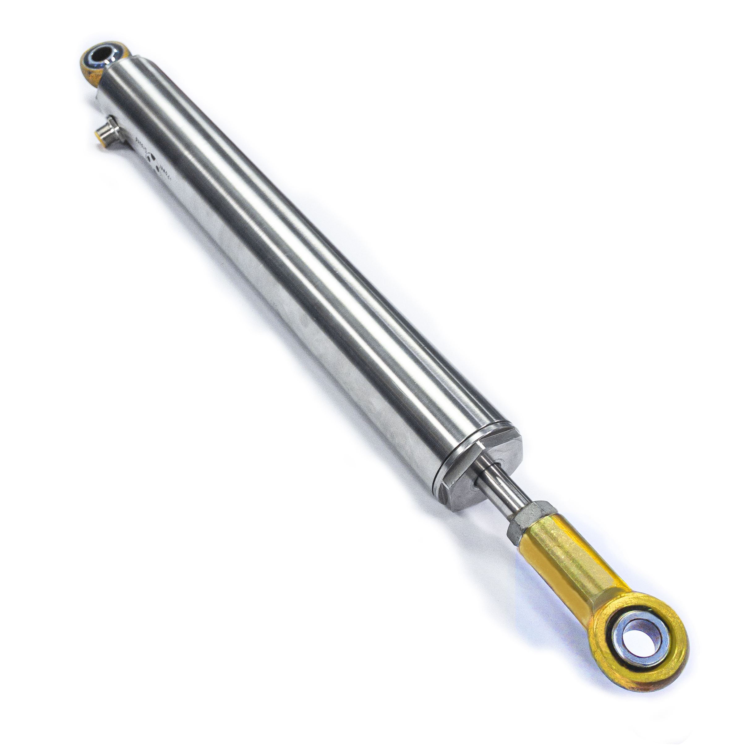 A silver cylinder with a gold handle

AI-generated content may be incorrect.