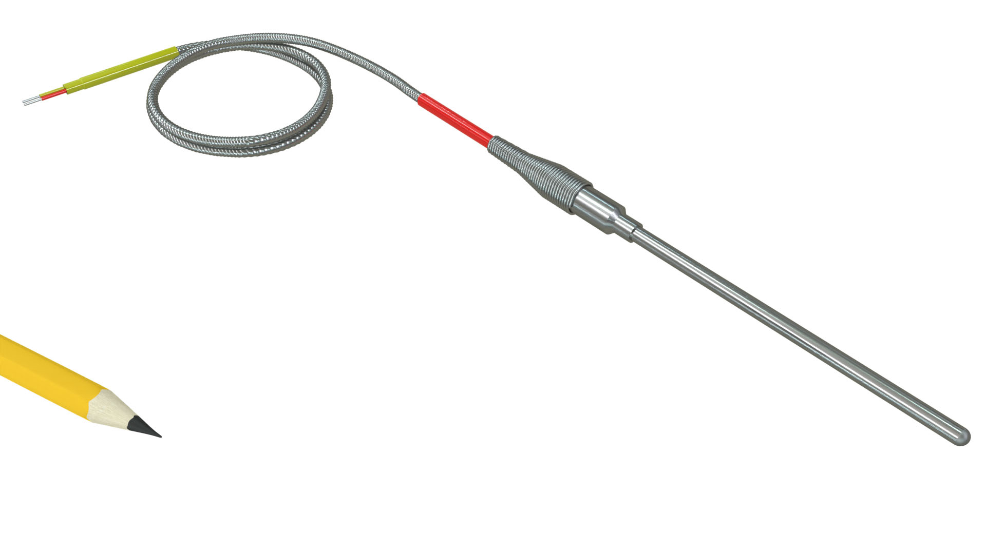 TTJ0 Transition Joint Thermocouple Probe Straight Sheath Enclosed Junction