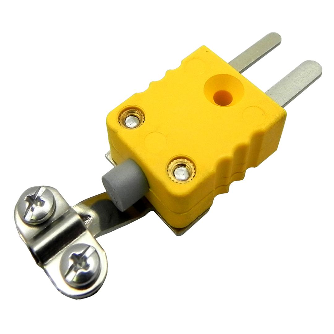 Type-J; 1/ea Mini Male Digi-Sense Dual Thermocouple Connector 