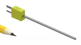 Quick Disconnect Thermocouple Probe with Attached Connector