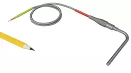 TTJ9 Transition Joint Thermocouple Probe 90 degree Sheath Enclosed Junction