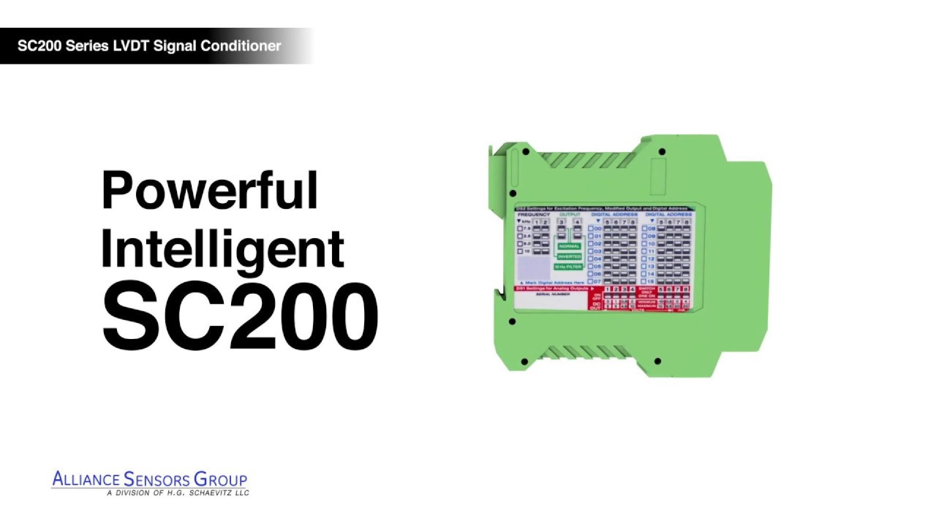 SC200 LVDT Signal Conditioner